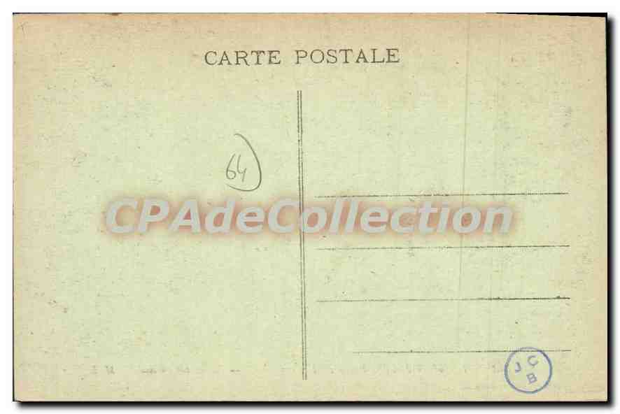 CPA Behobie y Behobia Basses Pyrenees Puente Internacional  — Rückseite