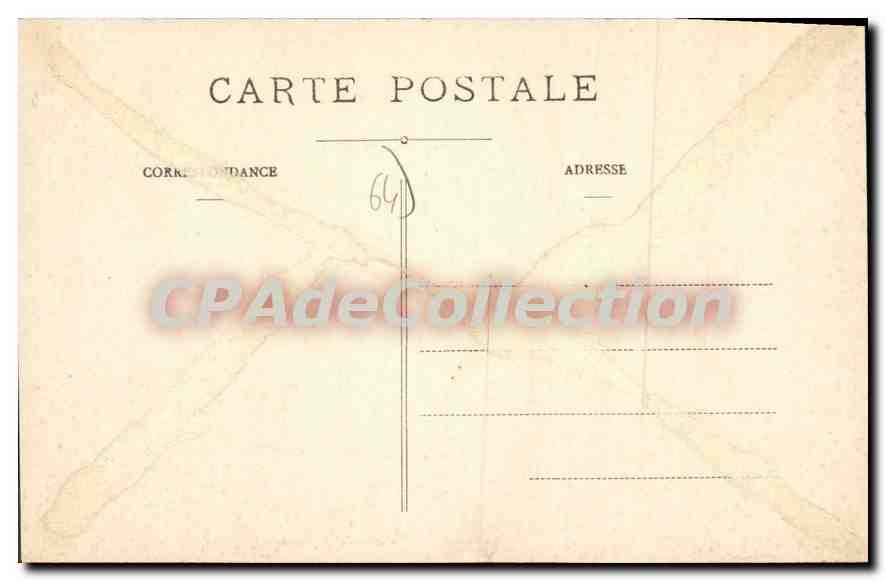 CPA Salies de Bearn Route de Bayonne  — Rückseite
