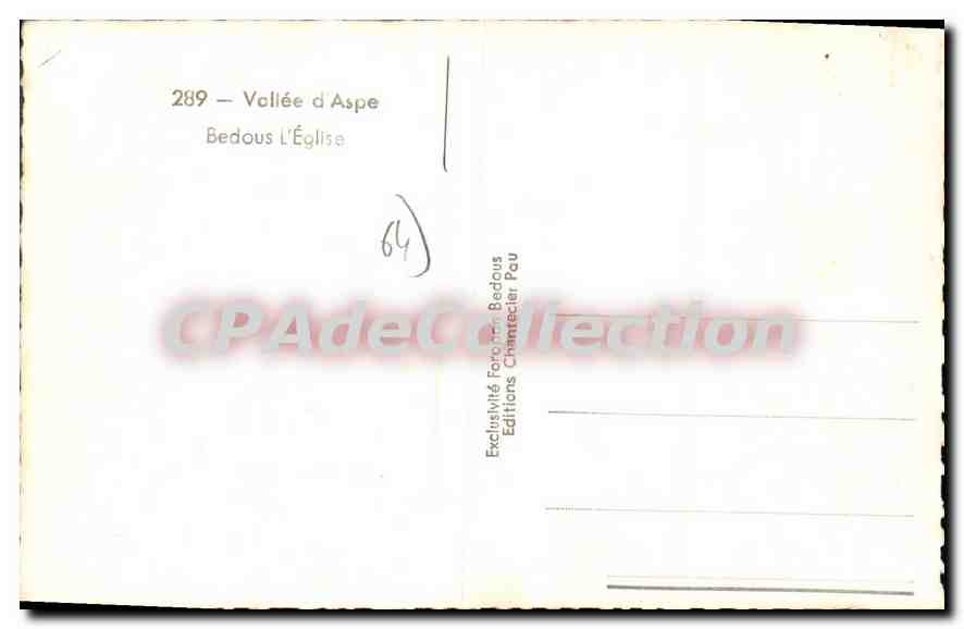 Vallée d'Aspe — Église — Éditions Chantecler Pou — Reverso
