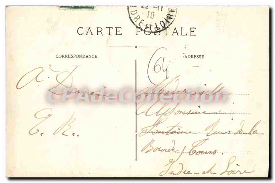 CPA Pau La Place Royale  — Rückseite