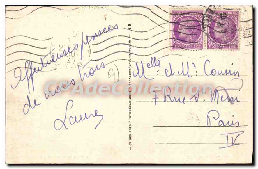 St-Jean-de-Luz — La Plage et le Casino — Les Pyrénées — LL 122 — Rückseite