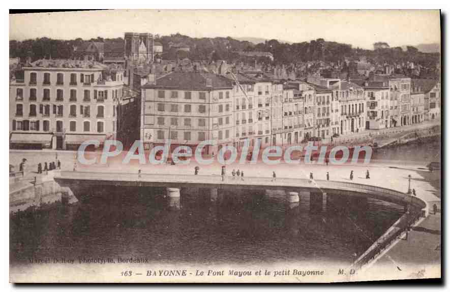 CPA Bayonne Le Pont Mayou et le Petit Bayonne 