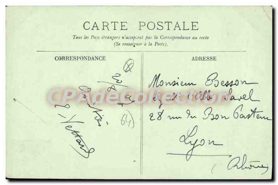 Bayonne — La Jonction de la Nive et de l'Adour — LL. — Verso