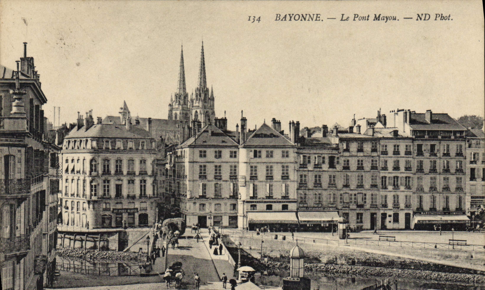 Bayonne — Le Pont Mayou — ND Phot.
