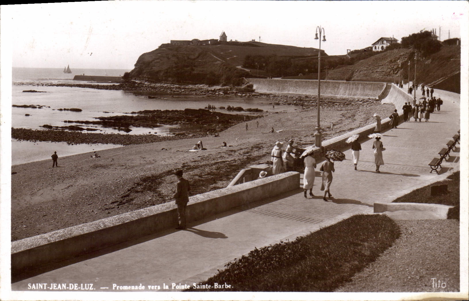 Saint-Jean-de-Luz — Promenade vers la Pointe Sainte-Barbe — Tito