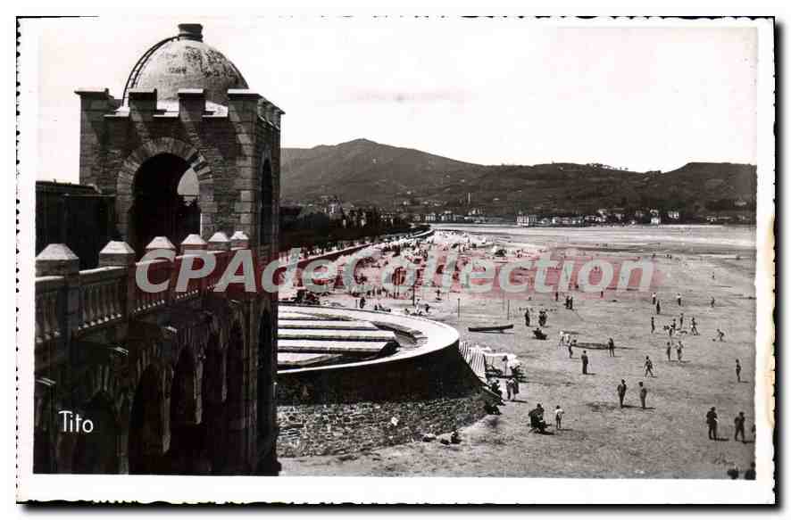 Hendaye - Vue d'Ensemble de la Plage — Les Éditions TITO - Bordeaux