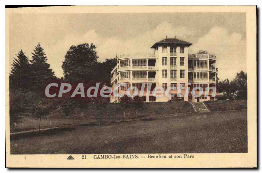 CPA Cambo les Bains Beaulieu et son Parc 
