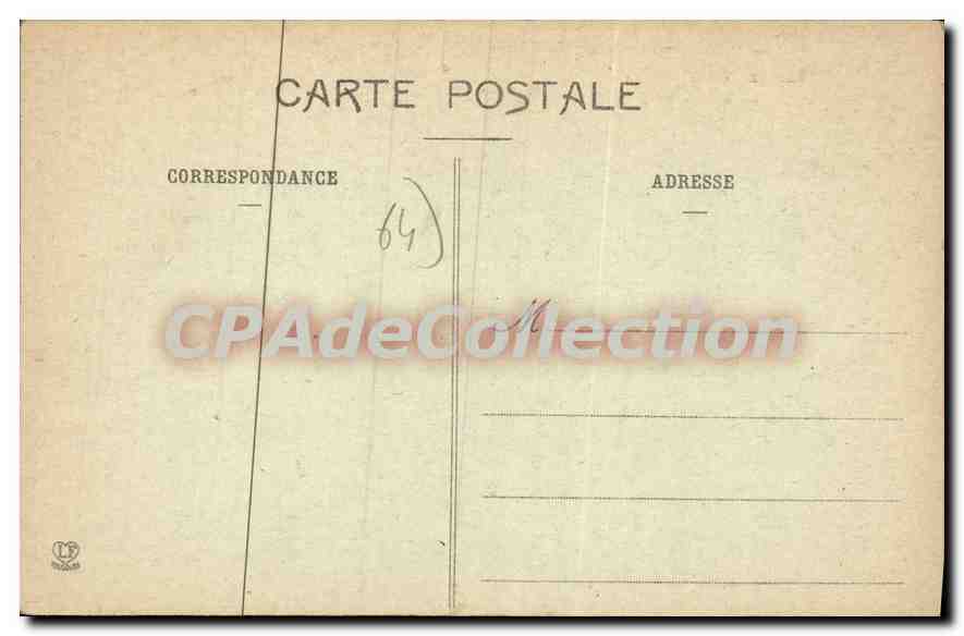 CPA Les Basses Pyrenees Entre des Eaux Bonnes Le Jardin Darnalde  — Rückseite