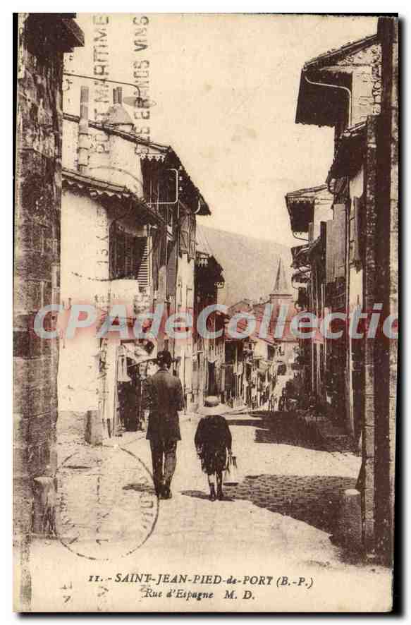 Saint-Jean-Pied-de-Port — Rue d’Espagne — Phototypie Marcel Deiboy