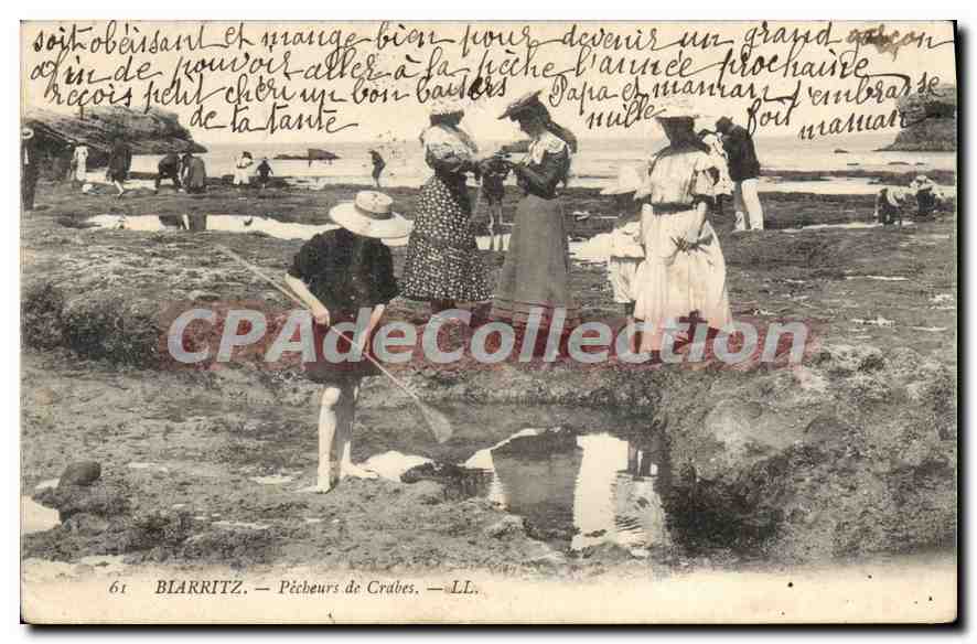 CPA Biarritz Pecheaurs de Crabes 