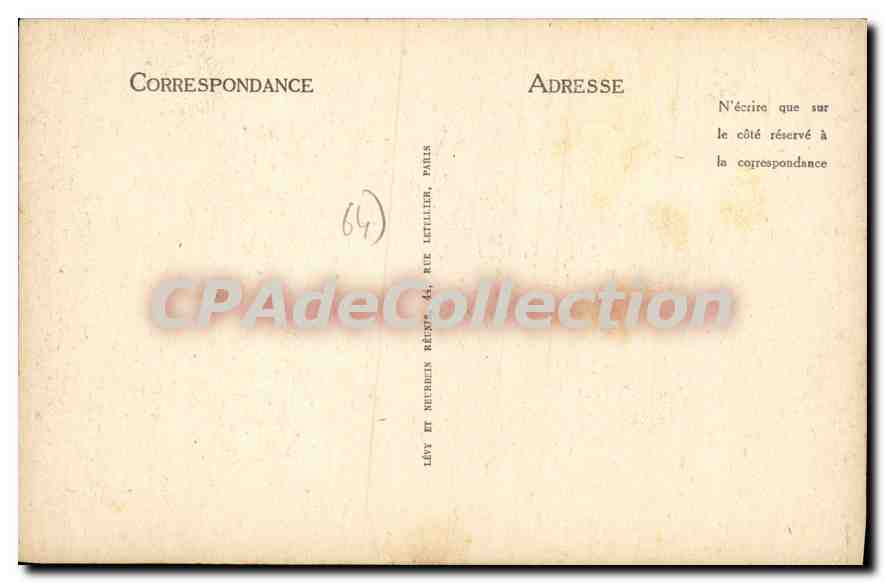 CPA Bayonne Les Arenes  — Verso