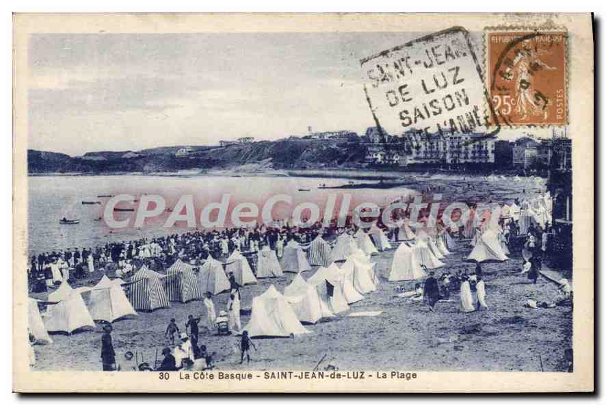 La Côte Basque - SAINT-JEAN-de-LUZ - La Plage — éditeur Bégo-type Gastréac (Gironde), n° 30