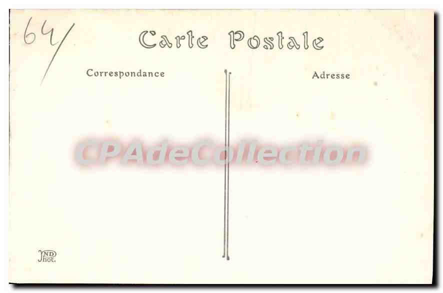 Cambo — « Arnaga », Maison d'Edmond Rosland — Verso