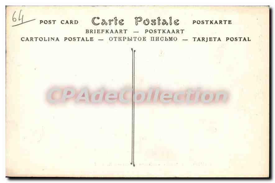 Cambo — « Arnaga », Maison d'Edmond Rostand — Verso