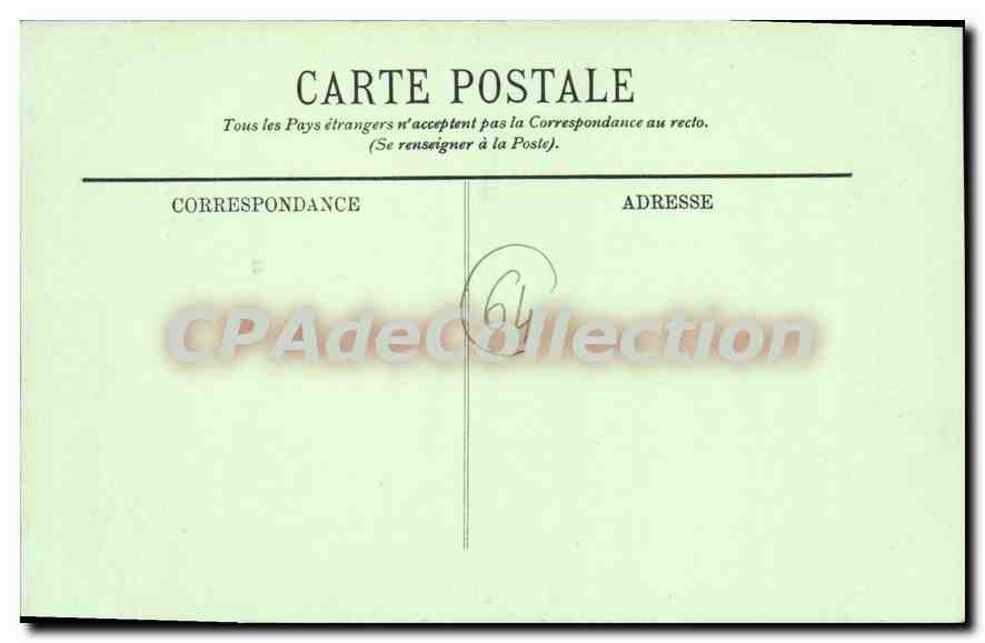 Bayonne — Les Allées Marines — LL. n°103 — Verso