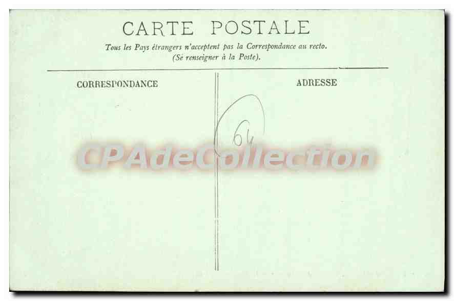 CPA Bayonne Vue a la Barre vers le Boucau  — Verso