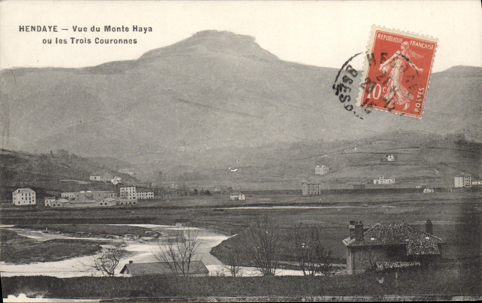 Hendaye — Vue du Monte Haya ou les Trois Couronnes — Éditeur non identifié
