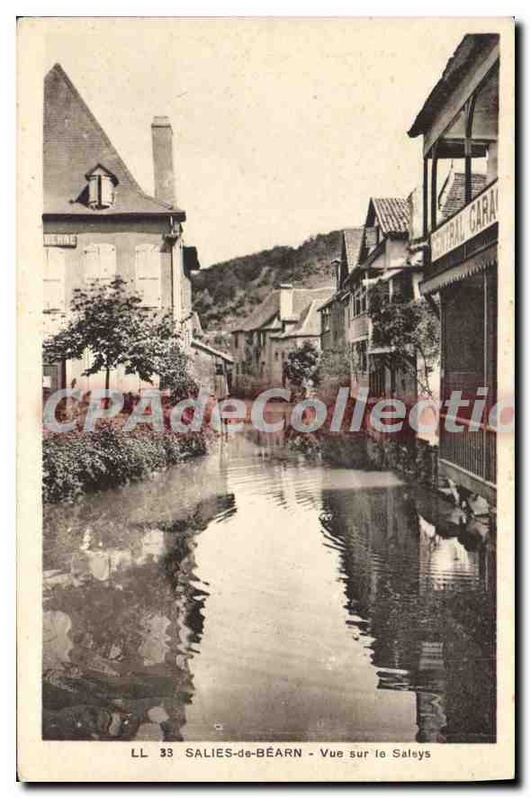 Salies-de-Béarn — Vue sur le Saleys — LL 33