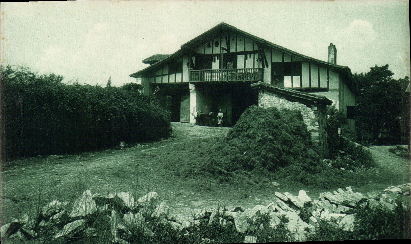 CPA Pays Basque Maison Basque u Ustaritz 