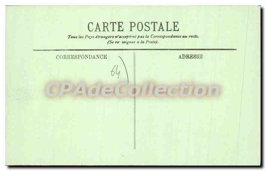 CPA Biarritz Eglise Saint Eugenie Sortie de Messe  — Rückseite