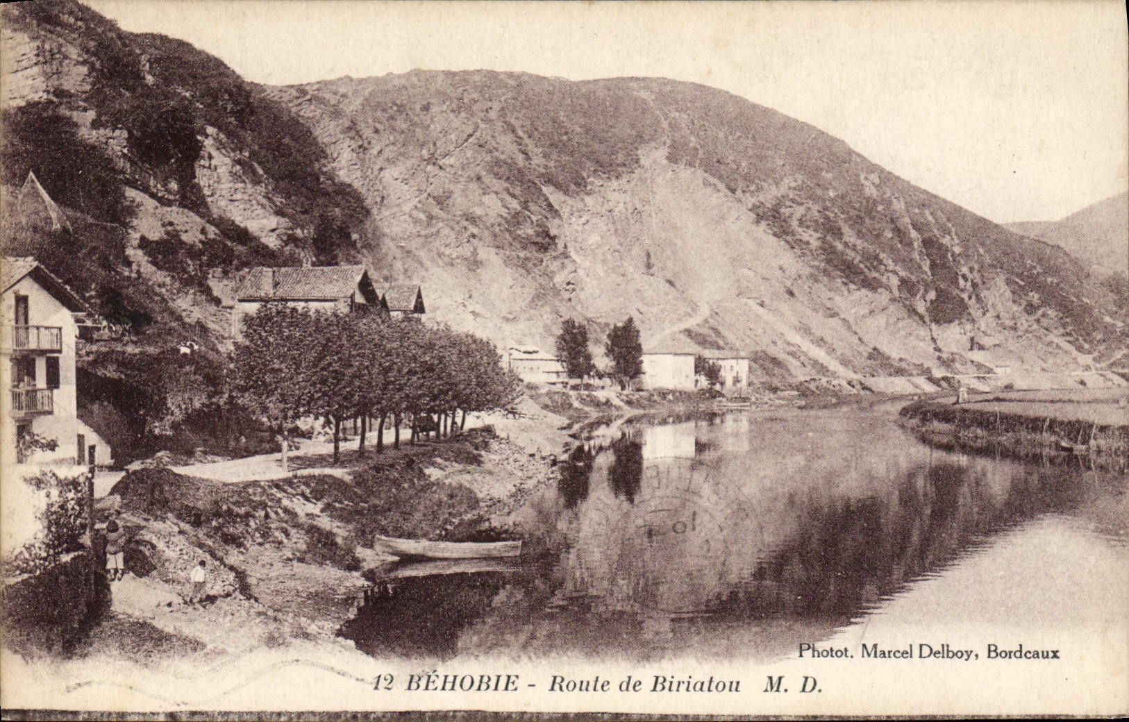 Béhobie - Route de Biriatou — Phot. Marcel Delboy, Bordcaux