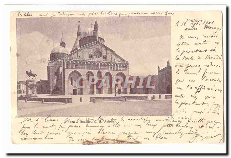 italie italie Plazza basilica di S Antonio Padova