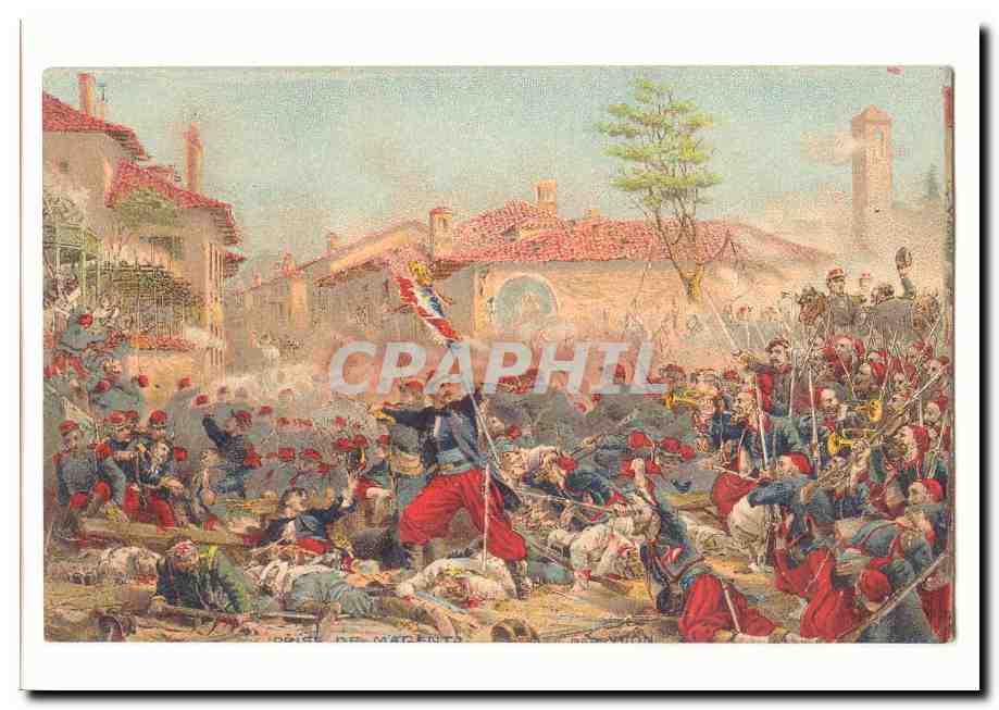 CPA Prise de Magenta par Yvon (militaria guerre)