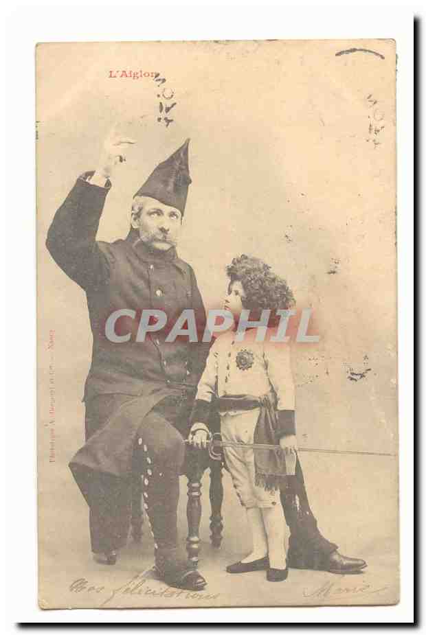 CPA FAntaisie l'aiglon (militaria)