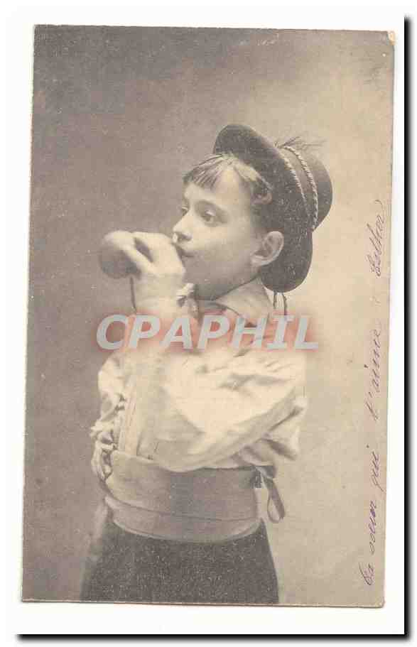 CPA fantaisie Jeune garcon (enfant)