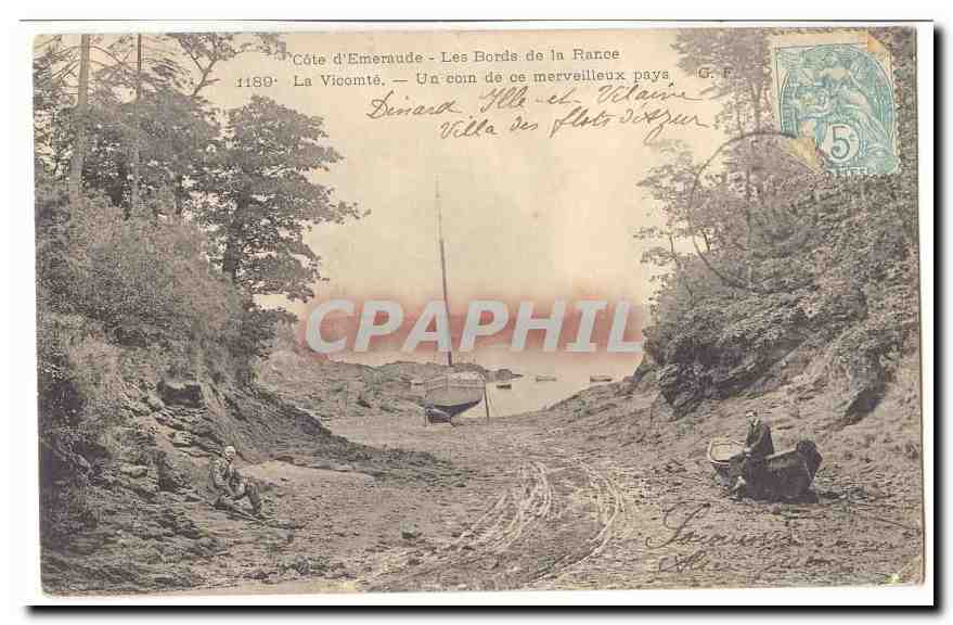 Côte d'Émeraude - Les Bords de la Rance — La Vicomté, Un coin de ce merveilleux pays — G. r. 1189