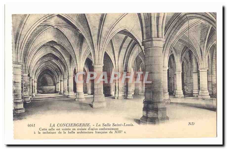 Paris (1er) CPA conciergerie La salle Saint Louis