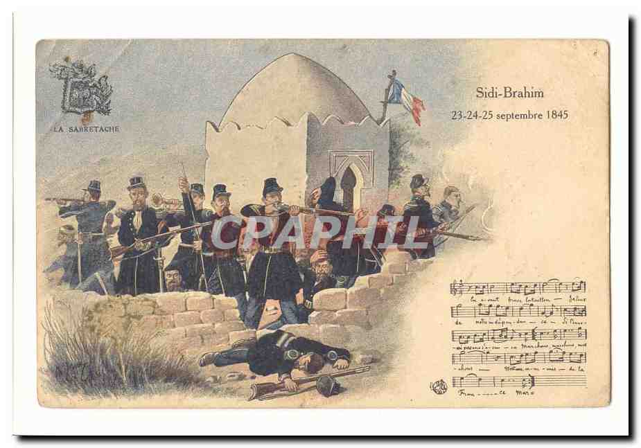 CPA Militaria La Sarretache Sidi Brahim 23-24-25 septembre 1845