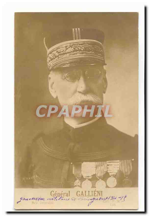 CPA Militaria General Gallieni