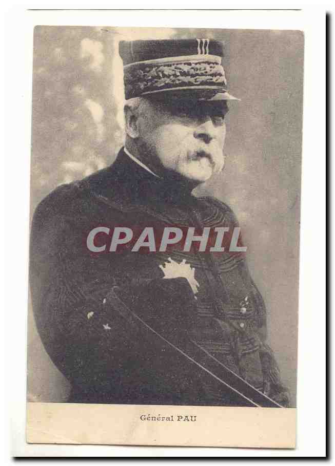 CPA Militaria General Pau