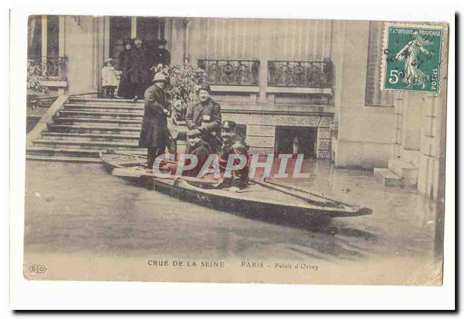 Crue de la Seine — Paris - Palais d'Orsay