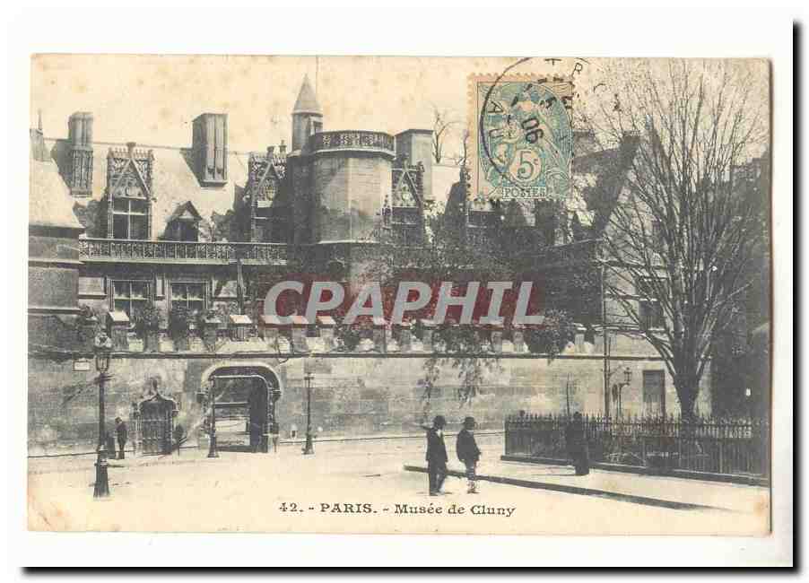Paris CPA Musee de Cluny