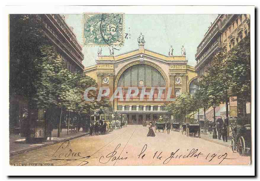 Paris (11eme) CPA Gare du Nord