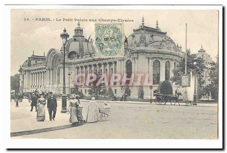 Paris - Le Petit Palais aux Champs-Élysées — éditeur CPAPHIL, n° 36