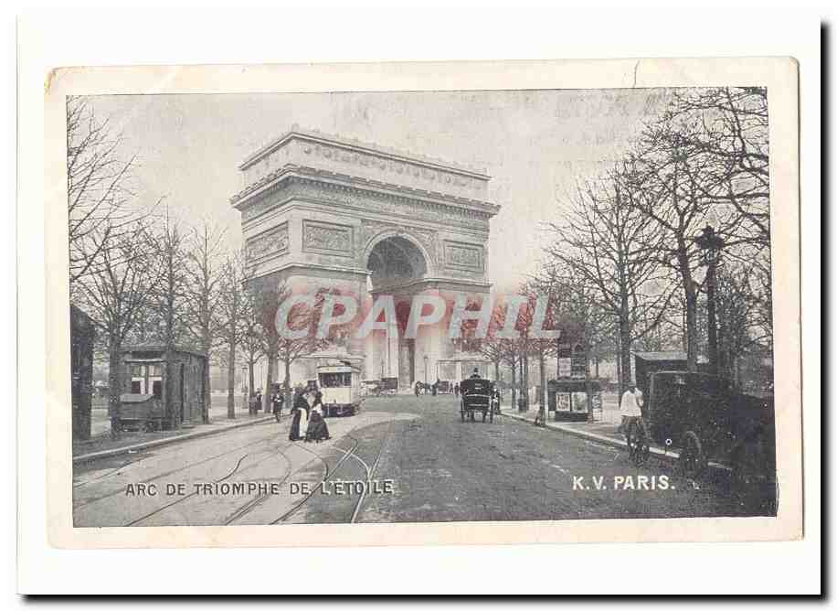 Paris (8eme) CPA Arc de TRiomphe de l'Etoile