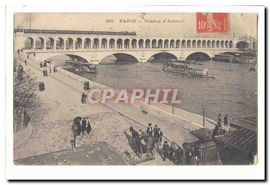 Paris — Viaduc d'Auteuil — anonymer Verleger, Seriennummer 391