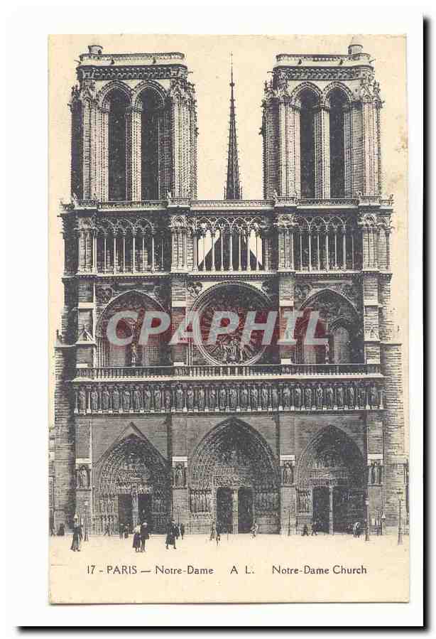 Paris CPA Notre DAme