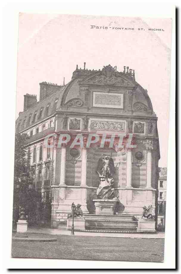 Paris (5eme) CPA Fontaine St Michel