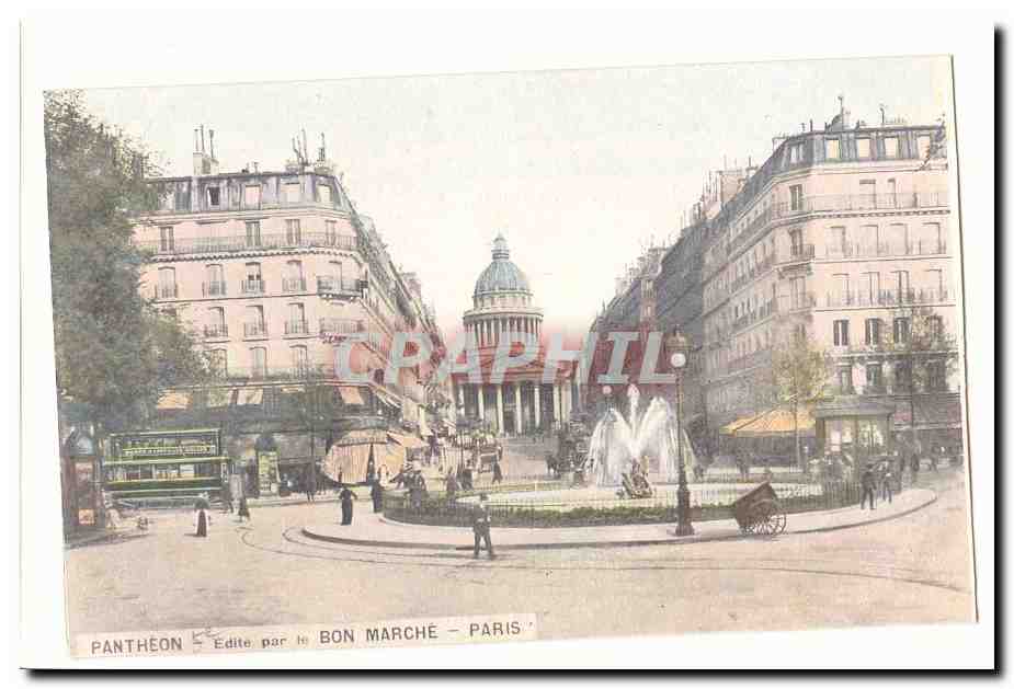 Paris (5eme) CPA Pantheon edite par le Bon MArche rue de SEvres