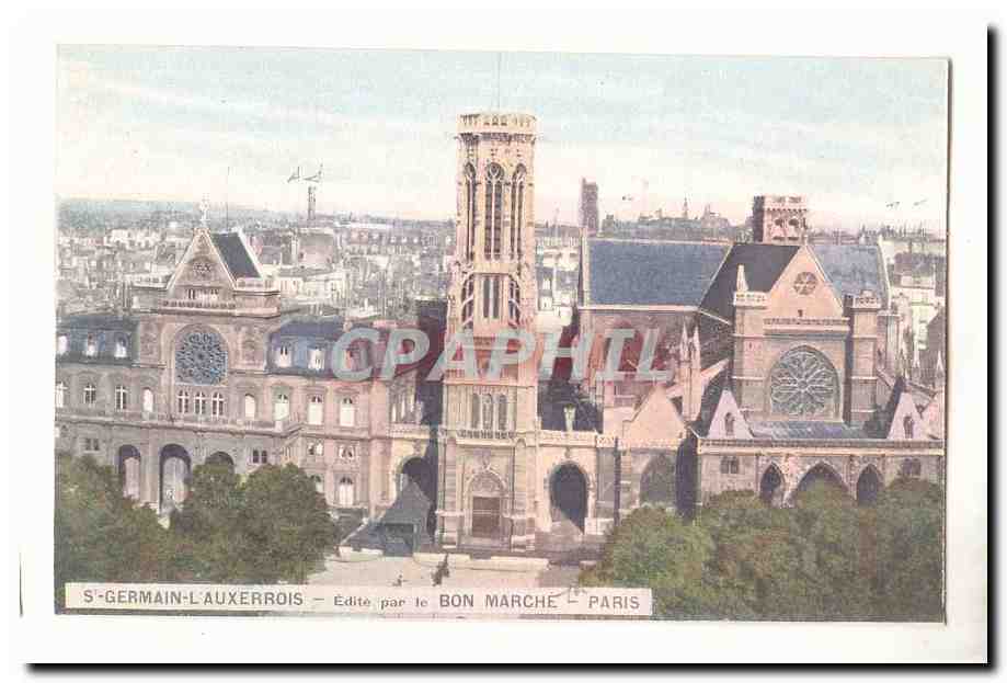 Paris (1er) St GErmain l'Auxerrois edite par le Bon Marche