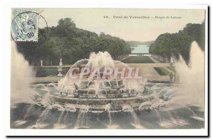 Parc de Versailles CPA Bassin de Latome