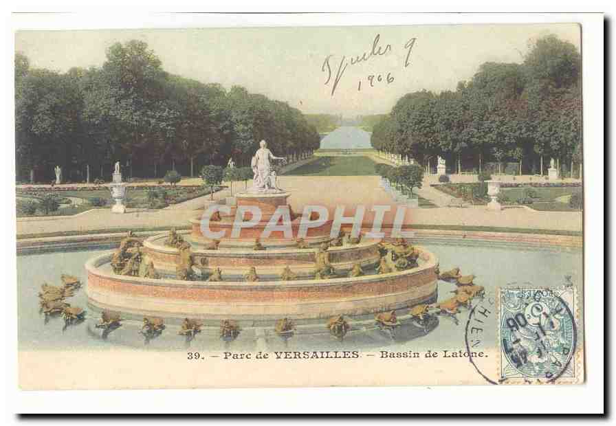 Parc de Versailles CPA Bassin de Latome