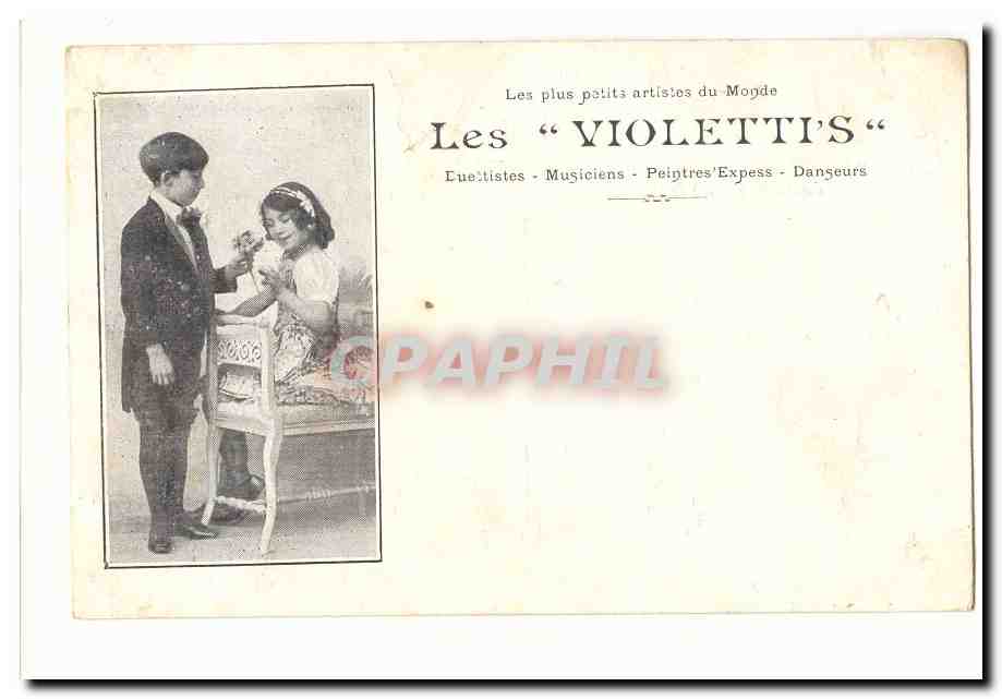 Les "VIOLETTI'S" — Les plus petits artistes du Mogde — éditeur non visible