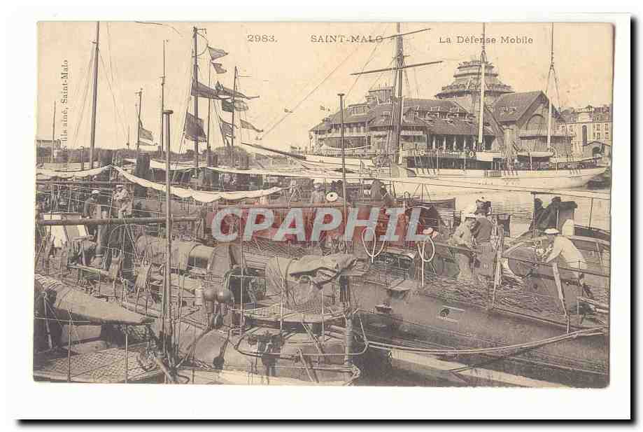 Saint-Malo — La Défense Mobile — Éditeur : La ville de Saint-Malo, n° 2983