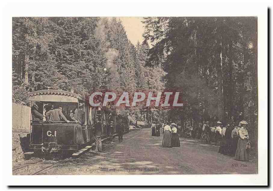 SAut des Cuves CPA Le tramway de la Schulcht Xonrupt Longemer (train chemin de fer) TOP