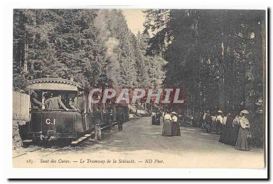 Saut des Cuves — Die Schlucht Tramway — ND Pbot.